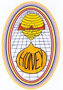 Bee Forever Apiary Honey lLbel 