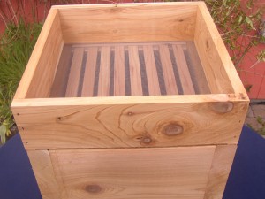  Empty quilt with mosquito screen in place 